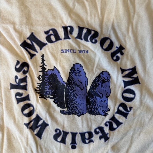Marmot Oversized Graphic Crop Tee - Picture 4 of 7